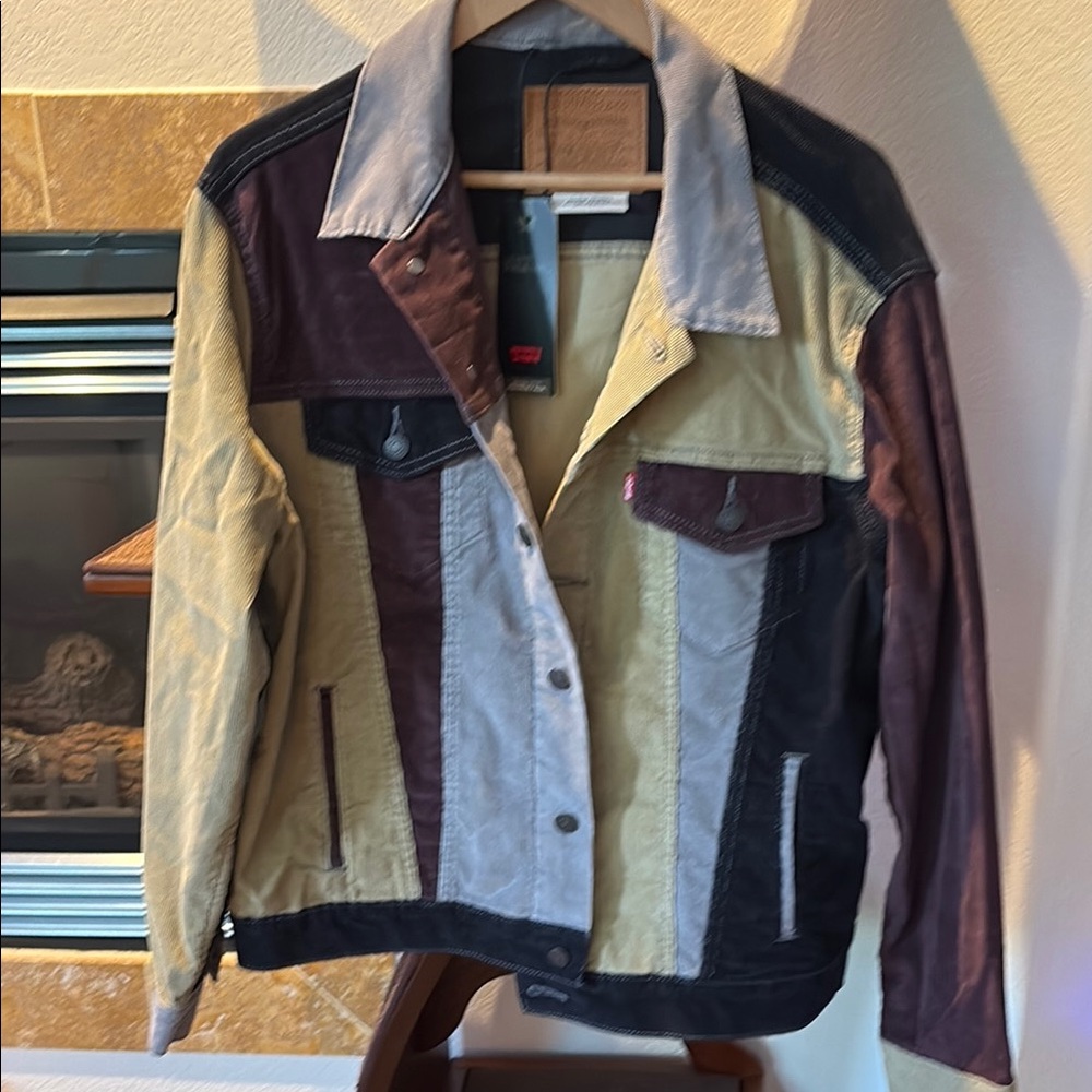 Levi's Brown and Cream Lightweight Shirt Jacket